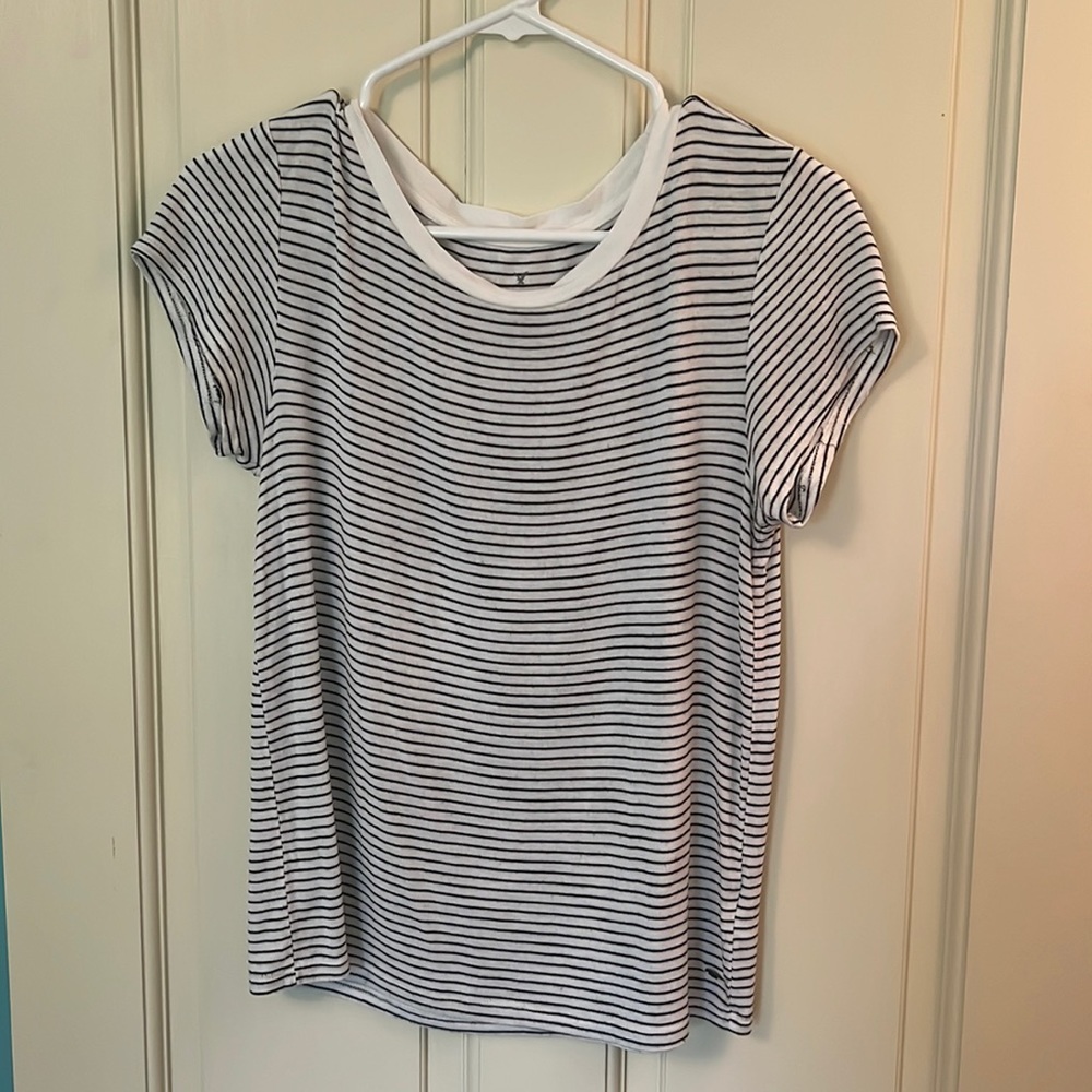 American Eagle Outfitters Striped Soft & Sexy Tee